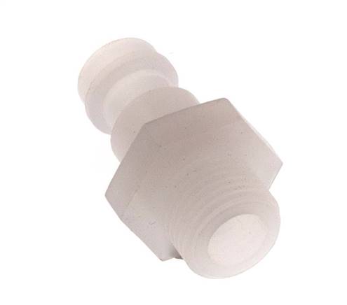 PVDF DN 5 Tapón de acoplamiento G 1/8 pulgadas rosca macho