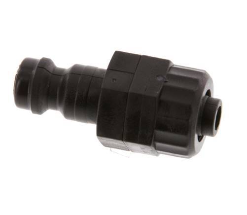 PVDF DN 5 Coupling Plug 4x6 mm Union Nut