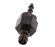 POM DN 5 Coupling Plug 4 mm Hose Pillar Double Shut-Off