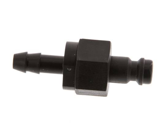 Tapón de acoplamiento POM DN 5 Pilar de manguera de 6 mm Cierre doble