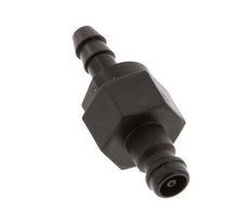 Tapón de acoplamiento POM DN 5 Pilar de manguera de 6 mm Cierre doble