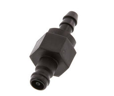 Tapón de acoplamiento POM DN 5 Pilar de manguera de 6 mm Cierre doble