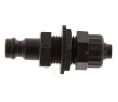 POM DN 5 Tapón de anclaje Tuerca de unión 6x8 mm Mampara