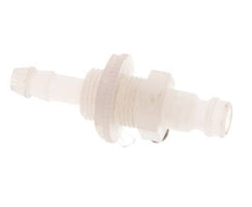 PVDF DN 5 Coupling Plug 6 mm Hose Pillar Bulkhead