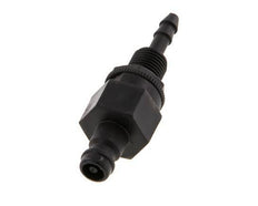 POM DN 5 Coupling Plug 4 mm Hose Pillar Bulkhead Double Shut-Off