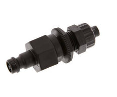 POM DN 5 Tapón de acoplamiento Tuerca de unión 6x8 mm Mampara de doble cierre