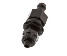 POM DN 5 Tapón de acoplamiento Tuerca de unión 6x8 mm Mampara de doble cierre