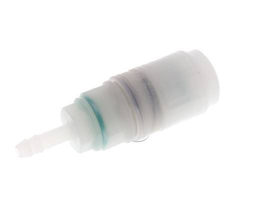 PVDF DN 7.2 Coupling Socket 6 mm Hose Pillar