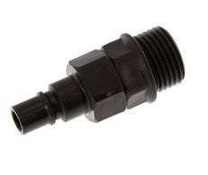 POM DN 7.2 Coupling Plug G 1/2 inch Male Threads Double Shut-Off
