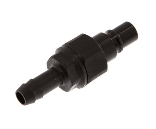 POM DN 7.2 Tapón de acoplamiento 9 mm Pilar de manguera Doble cierre