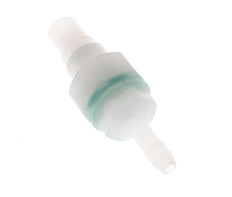 PVDF DN 7.2 Tapón de acoplamiento 6 mm Pilar de manguera Doble cierre