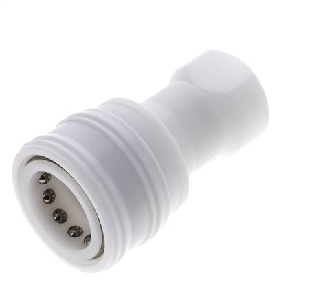 Acoplamiento hidráulico POM DN 20 Toma G 3/4 pulgadas rosca hembra ISO 7241-1 B