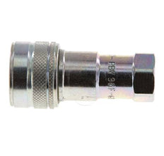 Acero DN 6.3 Acoplamiento hidráulico Enchufe G 1/4 pulgadas Rosca hembra ISO 7241-1 B D 14.2mm