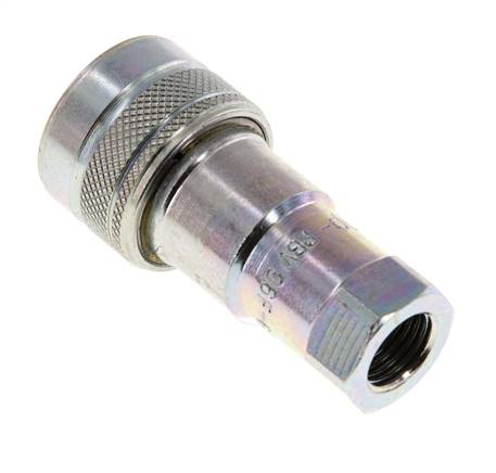 Acero DN 6.3 Acoplamiento hidráulico Enchufe G 1/4 pulgadas Rosca hembra ISO 7241-1 B D 14.2mm