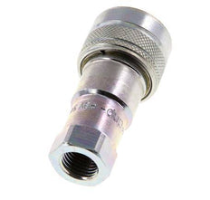 Acero DN 6.3 Acoplamiento hidráulico Enchufe G 1/4 pulgadas Rosca hembra ISO 7241-1 B D 14.2mm
