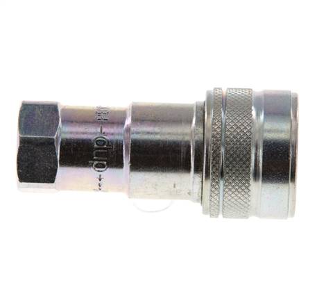 Acero DN 6.3 Acoplamiento hidráulico Enchufe G 1/4 pulgadas Rosca hembra ISO 7241-1 B D 14.2mm