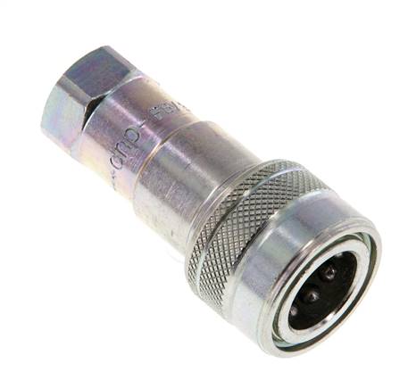 Acero DN 6.3 Acoplamiento hidráulico Enchufe G 1/4 pulgadas Rosca hembra ISO 7241-1 B D 14.2mm