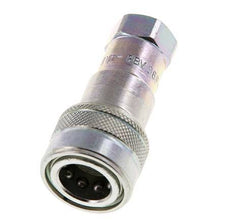 Acero DN 6.3 Acoplamiento hidráulico Enchufe G 1/4 pulgadas Rosca hembra ISO 7241-1 B D 14.2mm