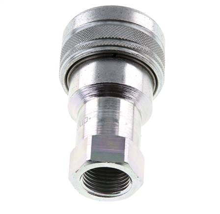 Acero DN 12.5 Acoplamiento hidráulico Enchufe G 1/2 pulgadas Rosca hembra ISO 7241-1 B D 23.5mm