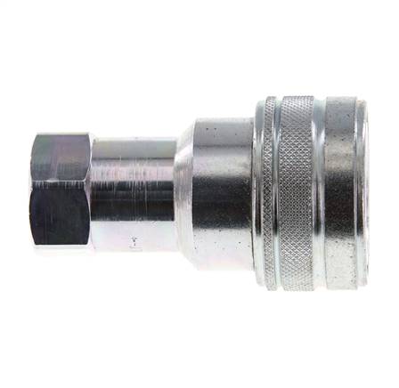 Acero DN 12.5 Acoplamiento hidráulico Enchufe G 1/2 pulgadas Rosca hembra ISO 7241-1 B D 23.5mm