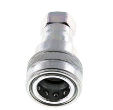 Acero DN 12.5 Acoplamiento hidráulico Enchufe G 1/2 pulgadas Rosca hembra ISO 7241-1 B D 23.5mm