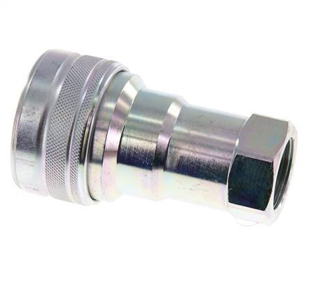 Acoplamiento hidráulico de acero DN 20 Enchufe G 3/4 pulgadas rosca hembra ISO 7241-1 B D 31,4mm