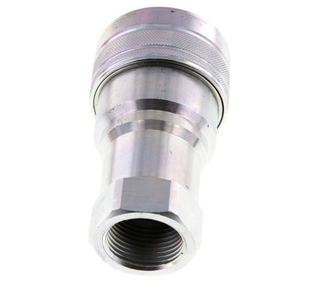 Acero DN 25 Acoplamiento hidráulico Enchufe G 1 pulgada Rosca hembra ISO 7241-1 B D 37,8mm