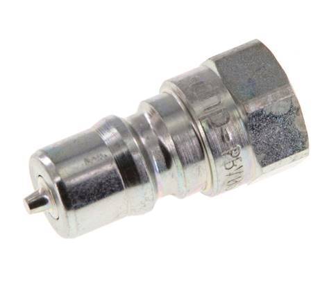 Acero DN 6.3 Acoplamiento hidráulico Enchufe G 1/4 de pulgada rosca hembra ISO 7241-1 B D 14,2mm