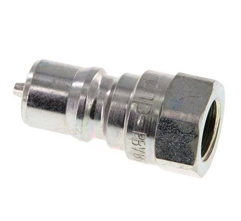 Acero DN 6.3 Acoplamiento hidráulico Enchufe G 1/4 de pulgada rosca hembra ISO 7241-1 B D 14,2mm