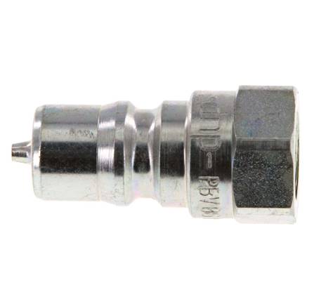 Acero DN 6.3 Acoplamiento hidráulico Enchufe G 1/4 de pulgada rosca hembra ISO 7241-1 B D 14,2mm