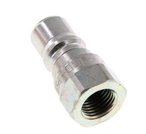 Acero DN 6.3 Acoplamiento hidráulico Enchufe G 1/4 de pulgada rosca hembra ISO 7241-1 B D 14,2mm