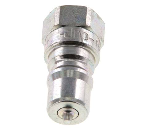 Acero DN 6.3 Acoplamiento hidráulico Enchufe G 1/4 de pulgada rosca hembra ISO 7241-1 B D 14,2mm