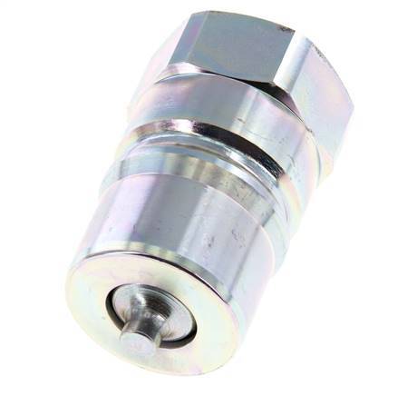 Acero DN 25 Acoplamiento hidráulico Enchufe G 1 pulgada Rosca hembra ISO 7241-1 B D 37,8mm