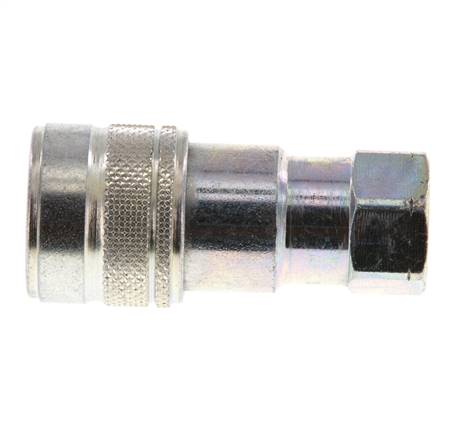 Acoplamiento hidráulico de acero DN 5 Toma de corriente de 1/8 de pulgada hembra NPT Rosca ISO 7241-1 B D 10,9mm