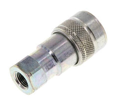 Acoplamiento hidráulico de acero DN 5 Toma de corriente de 1/8 de pulgada hembra NPT Rosca ISO 7241-1 B D 10,9mm