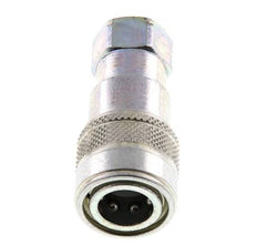 Acoplamiento hidráulico de acero DN 5 Toma de corriente de 1/8 de pulgada hembra NPT Rosca ISO 7241-1 B D 10,9mm