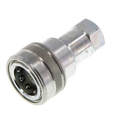 Acero DN 12.5 Acoplamiento hidráulico Enchufe de 1/2 pulgada Hembra NPT Rosca ISO 7241-1 B D 23.5mm
