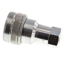 Acero DN 12.5 Acoplamiento hidráulico Enchufe de 1/2 pulgada Hembra NPT Rosca ISO 7241-1 B D 23.5mm