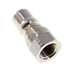 Acero DN 6.3 Acoplamiento hidráulico Enchufe de 1/4 de pulgada rosca hembra NPT ISO 7241-1 B D 14.2mm