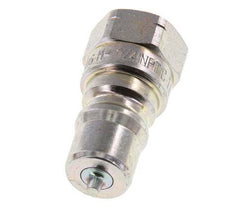 Acero DN 6.3 Acoplamiento hidráulico Enchufe de 1/4 de pulgada rosca hembra NPT ISO 7241-1 B D 14.2mm