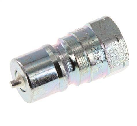 Acero DN 10 Acoplamiento hidráulico Tapón de 3/8 pulgadas rosca hembra NPT ISO 7241-1 B D 19,1mm