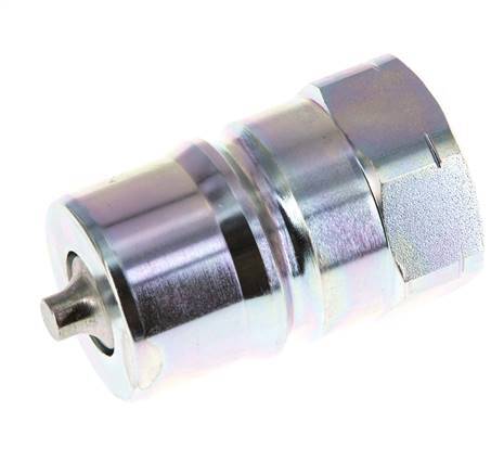 Acero DN 25 Tapón de acoplamiento hidráulico 1 pulgada rosca NPT hembra ISO 7241-1 B D 37,8mm