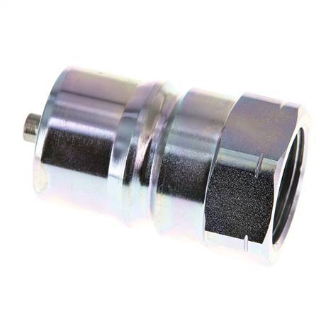 Acero DN 25 Tapón de acoplamiento hidráulico 1 pulgada rosca NPT hembra ISO 7241-1 B D 37,8mm