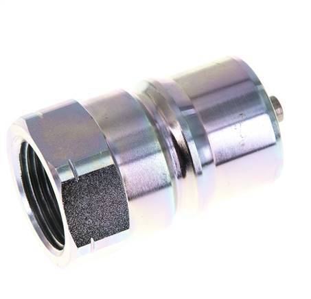 Acero DN 25 Tapón de acoplamiento hidráulico 1 pulgada rosca NPT hembra ISO 7241-1 B D 37,8mm