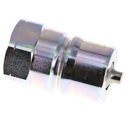 Acero DN 25 Tapón de acoplamiento hidráulico 1 pulgada rosca NPT hembra ISO 7241-1 B D 37,8mm