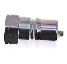 Acero DN 50 Tapón de acoplamiento hidráulico 2 pulgadas rosca NPT hembra ISO 7241-1 B D 63,2mm