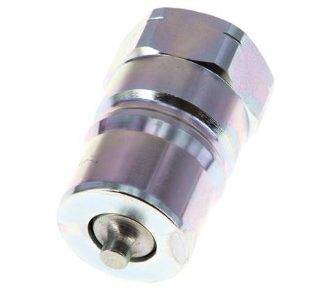 Acero DN 25 Tapón de acoplamiento hidráulico 1 pulgada rosca NPT hembra ISO 7241-1 B D 37,8mm
