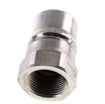 Acero DN 25 Acoplamiento hidráulico Enchufe G 1 pulgada rosca hembra Eliminador de presión ISO 7241-1 B D 37,8mm