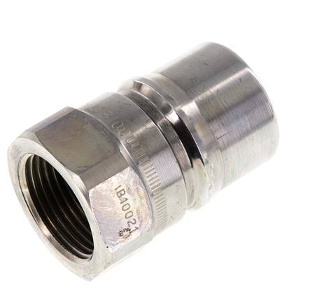Acero DN 25 Acoplamiento hidráulico Enchufe G 1 pulgada rosca hembra Eliminador de presión ISO 7241-1 B D 37,8mm