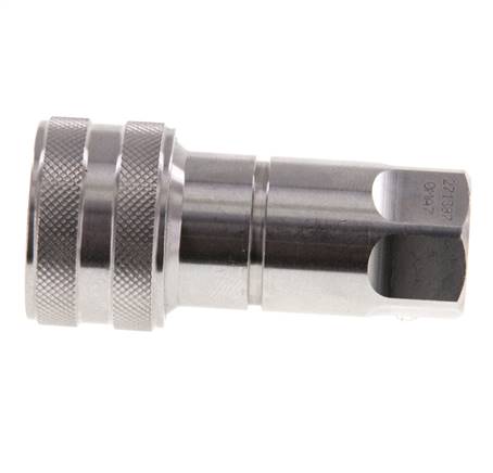 Acoplamiento hidráulico de acero inoxidable DN 6.3 Enchufe G 1/4 pulgadas rosca hembra ISO 7241-1 B D 14.2mm